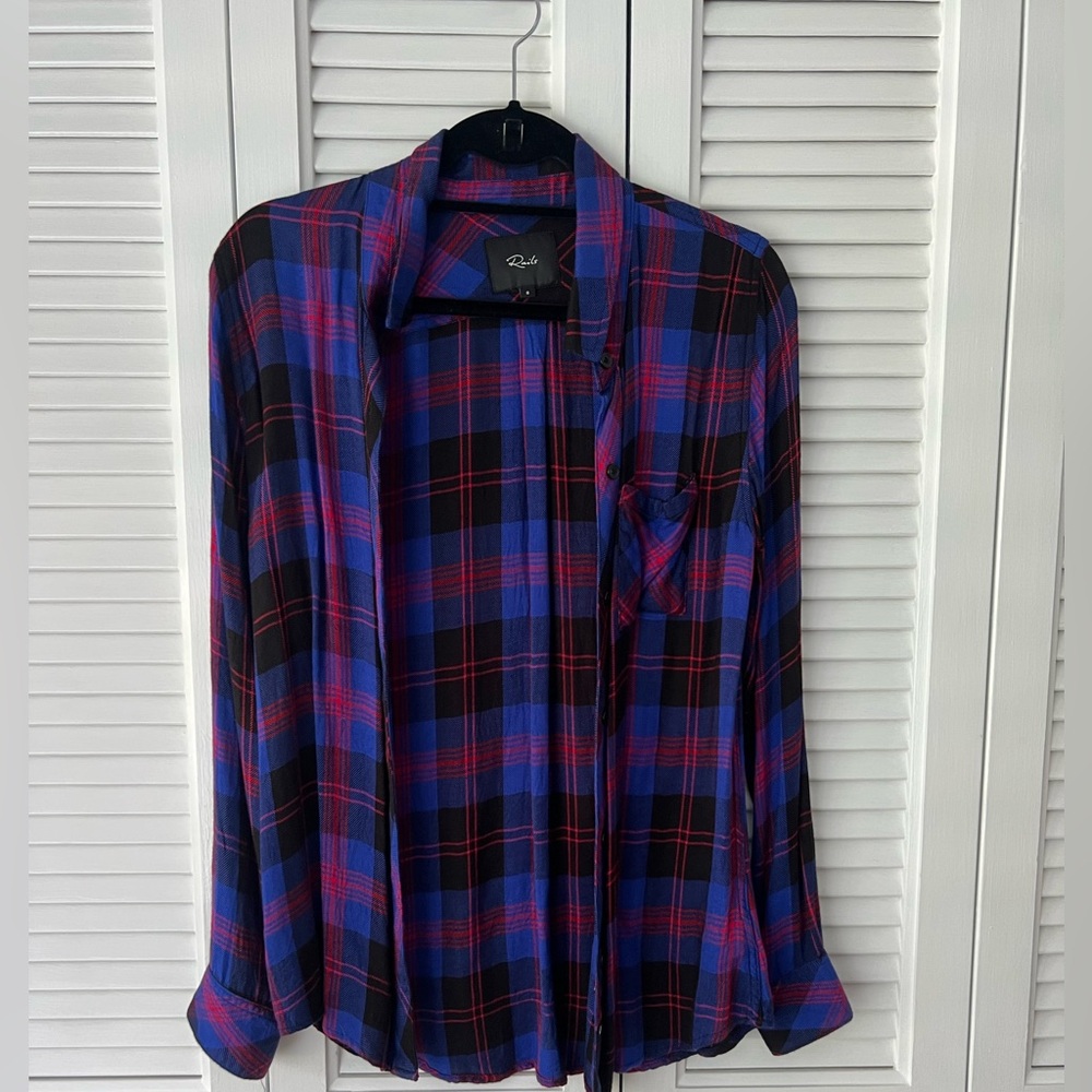 Rails Hunter top, Electric Blue, size small